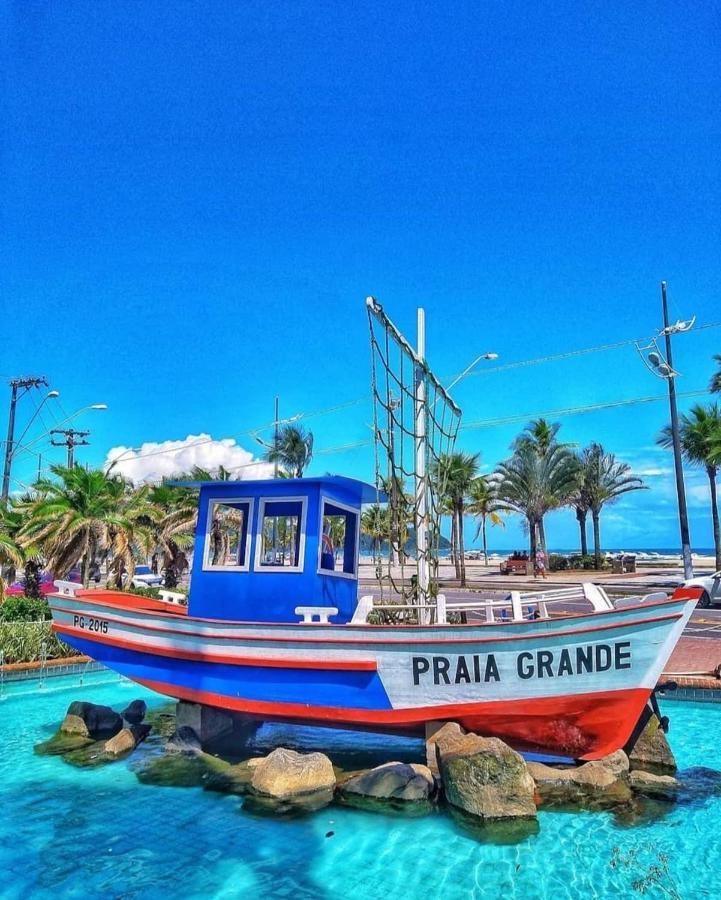 Casa Linda E Aconchegante Com Piscina -Aquecimento Solar O Ano Todo Perto Da Praia Praia Grande  Exterior photo